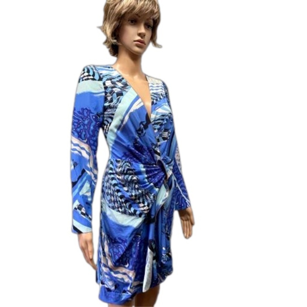 Emilio Pucci Blue Asymmetrical Dress